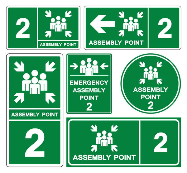 Montaj Noktası 2 Sembol İşareti, Vektör İllüstrasyonu, Beyaz Arkaplan Etiketinde İzole EPS10.
