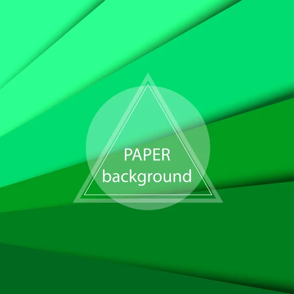 Abstract background with green paper sheets. — Stock Photo, Image