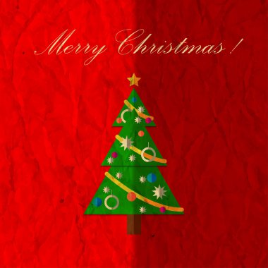 Oyuncaklarla Noel ağacı.