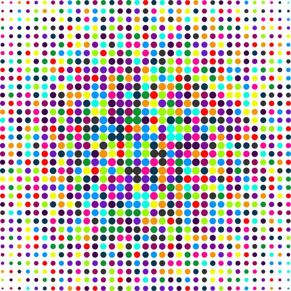 Motif à pois sur un blanc. Texture décontractée. Doodle élégant . — Image vectorielle