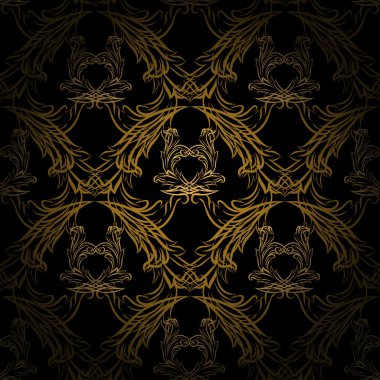 Beyaz arka plan üzerinde antik vintage çiçek süsleme. Vektör