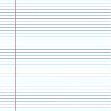 Defter arka plan. Kağıt doğrultusunda. Vektör çizim