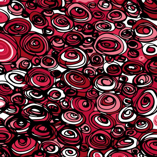 Vector cirkel patroon. Stijlvolle Multicolor doodles. Moderne grafische vormgeving. Hipster creatieve print. — Stockvector