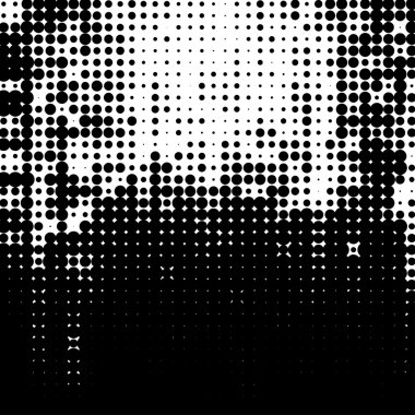 Grunge halftone noktalar vektör doku arka plan . Nokta .