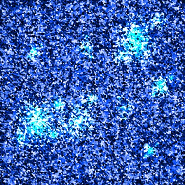 Mavi parlaklık ve parlak konfeti ile doku parıldıyor. Glitter veya arka plan, xmas, yıl, yeni, tatil, festival, olay. Vektör .