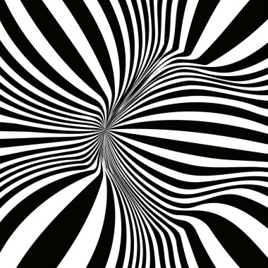 Beyaz arka planda vektör illüzyon ışınları. Illüstrasyon