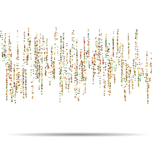 Abstrakt pulserande equalizer bakgrund - vektor — Stock vektor