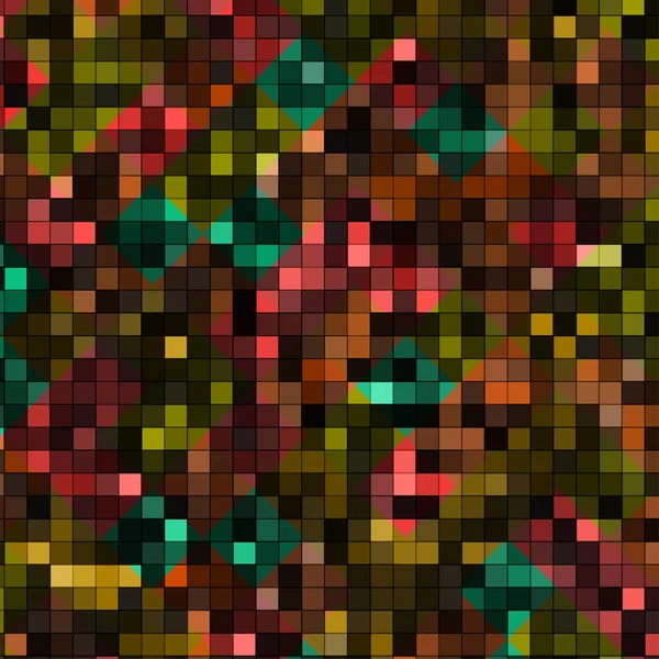Vector quadrado fundo em mosaico multicolorido . — Vetor de Stock