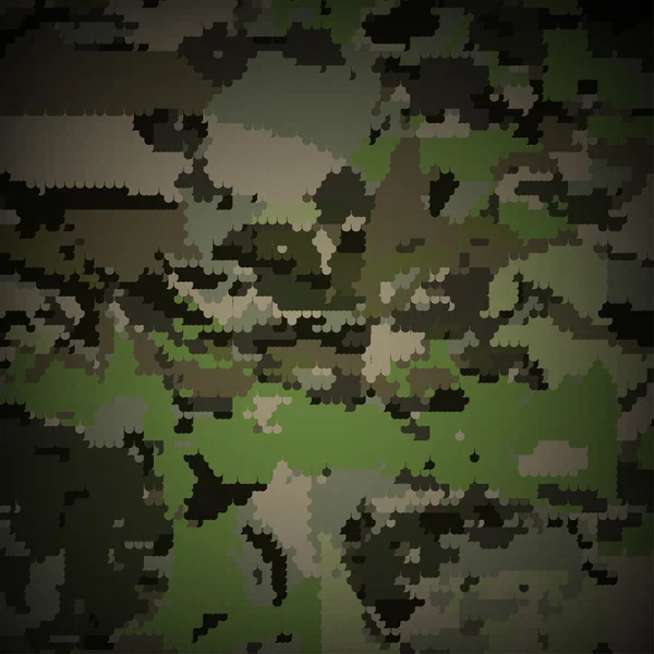 Camouflage militaire halftoon patroon achtergrond. Vector illustratie, EPS — Stockvector