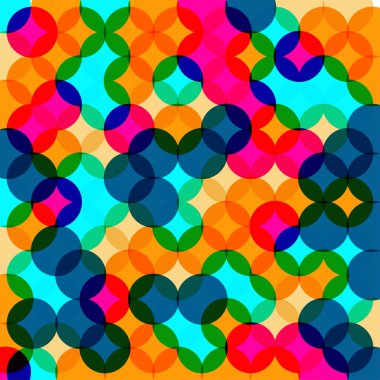 Vektör daire modern geometrik arka plan.