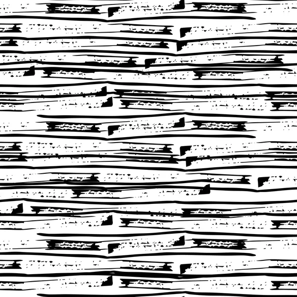 Handgezeichnete Grunge einfache Linien. nahtloses Muster. Vektor — Stockvektor