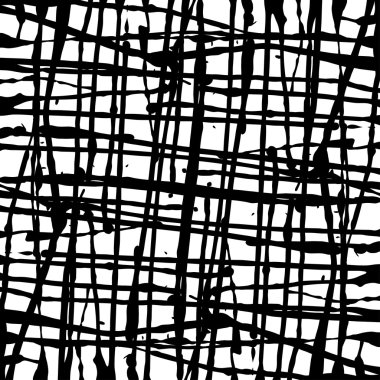 Vektör mürekkep lekesi ayarlayın. Siyah beyaz bir arka plan üzerinde leke.