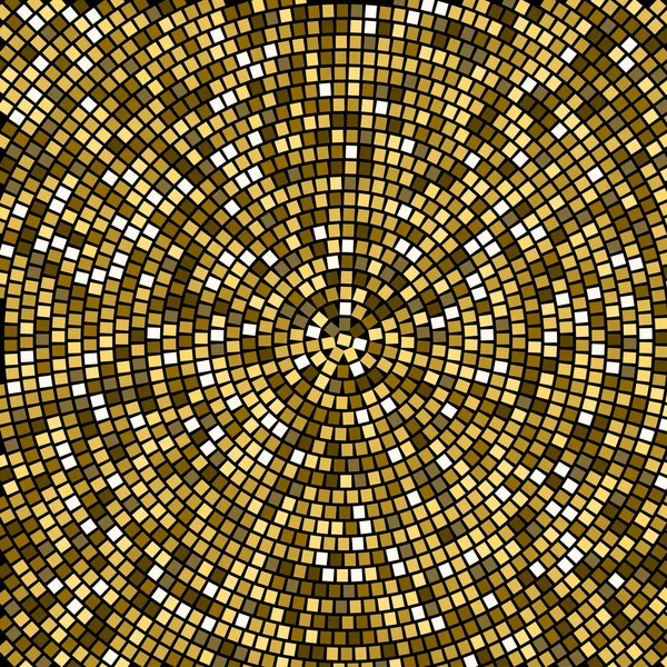 Radiale Fliesenmosaik-Design Hintergrundmustervektor. Folge 10 — Stockvektor