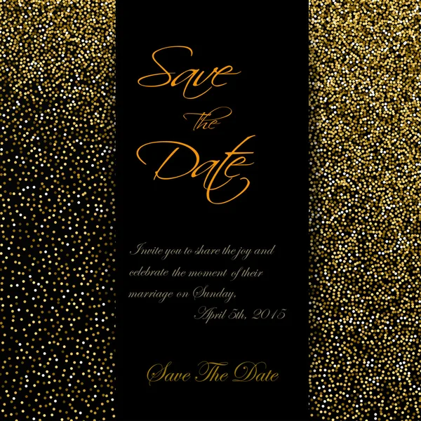 Cute cards with gold Confetti glitter. Perfect for valentines day