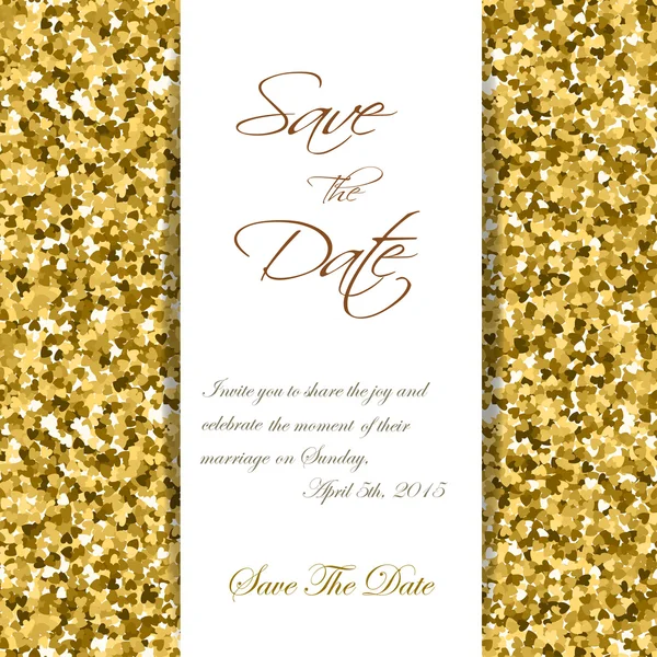 Cute cards with gold Confetti glitter. Perfect for valentines day