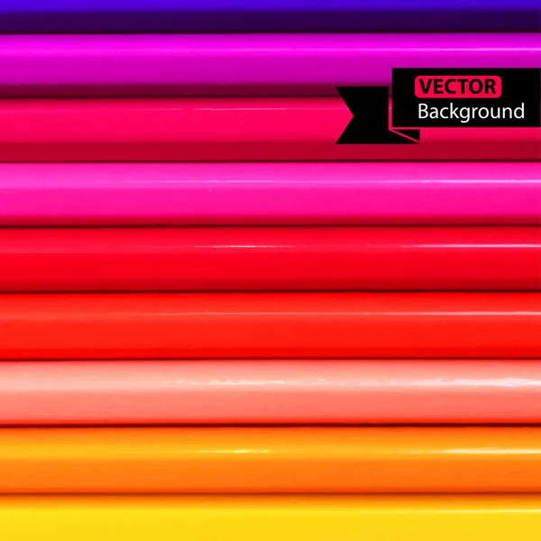 Color pencils background for your design. Vector — Stock Vector