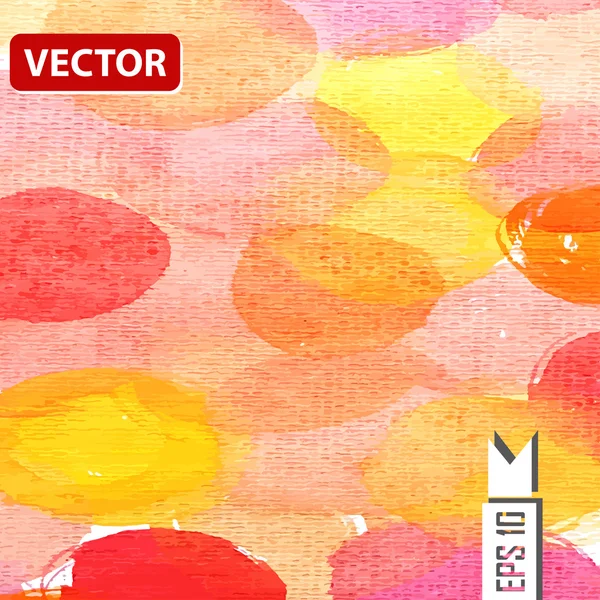 Aquarell-Vektor Hintergrund. Handzeichnung. — Stockvektor