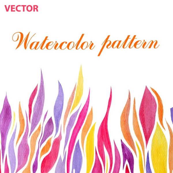 Fondo vectorial acuarela. Dibujo manual . — Vector de stock