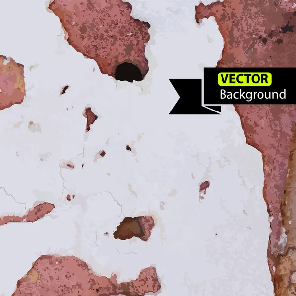 Rostig metall vektor bakgrund med textur — Stock vektor