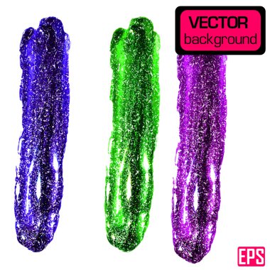 vektör izole Boya fırçaları