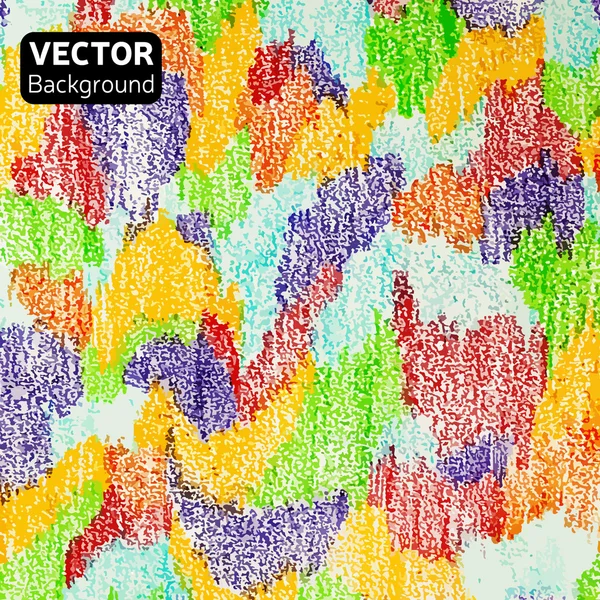 色鉛筆図面の背景のベクトル — ストックベクタ