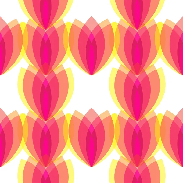 Kukka kuvio terälehti valkoisella pohjalla — vektorikuva