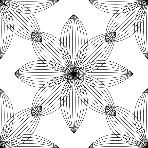 Patrón floral abstracto. Tarjeta de diseño. Ilustración vectorial . — Archivo Imágenes Vectoriales