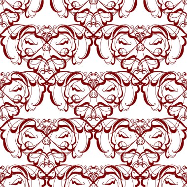 Vektör dekoratif Dikişsiz desen arka plan. Zarif lüks doku duvar kağıtları, arka planlar ve sayfa doldurmak için.