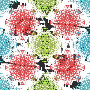 Vektör dekoratif Dikişsiz desen arka plan. Zarif lüks doku duvar kağıtları, arka planlar ve sayfa doldurmak için.