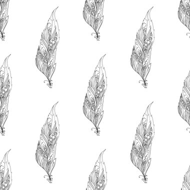 Tavus kuşu tüyü Dikişsiz desen arka planda.