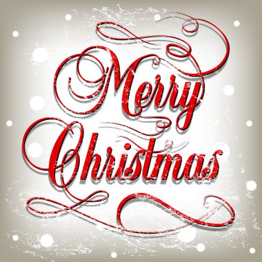 Neşeli Noel retro grunge arka plan.