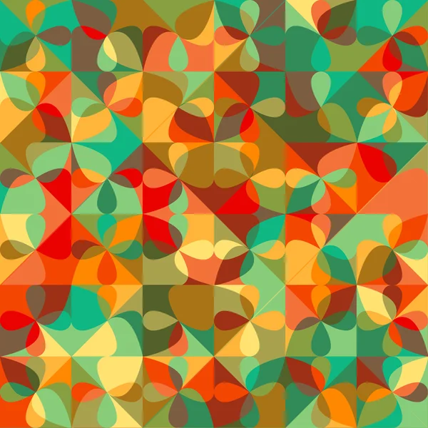 Abstrakte geometrische mehrfarbige Mosaik Hintergrund. — Stockvektor