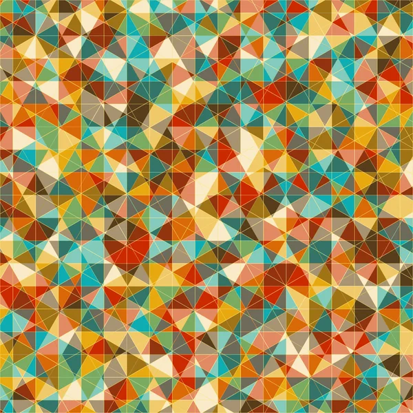 Abstrakte geometrische mehrfarbige Mosaik Hintergrund. — Stockvektor