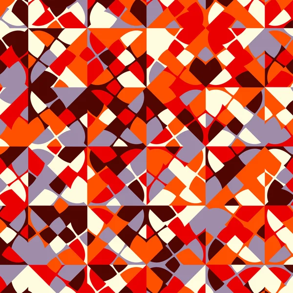 Abstrato Geométrico Multicolorido mosaico Fundo . — Vetor de Stock