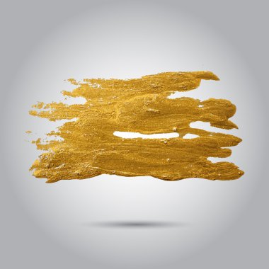 Vektör altın parlak boyama bir arka plan üzerinde renkli.