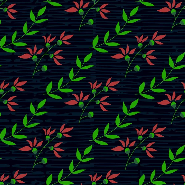 Vecteur floral vintage motif fleur . — Image vectorielle