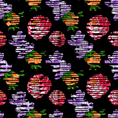 Vintage çiçek tasarlamak vektör.