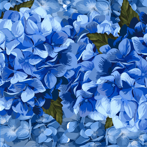 Векторно-голубая гортензия, лаванда. Иллюстрация цветов. Винтажные. Может быть использована для упаковки подарков, дня рождения, Дня матери
.