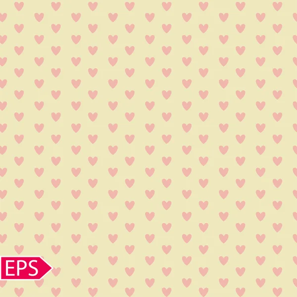 Seamless pattern with hearts.Vector illustration — Stock Vector