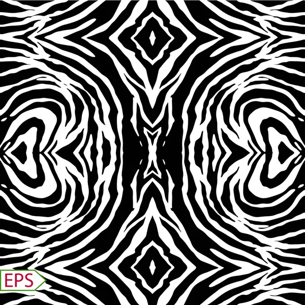 Vector zebra background with black stripes. — Stock Vector