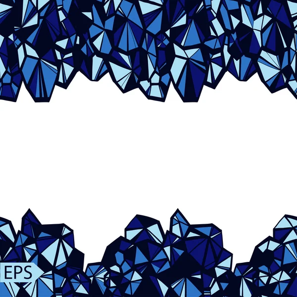 Vector van abstracte kristal sieraden achtergrond. — Stockvector