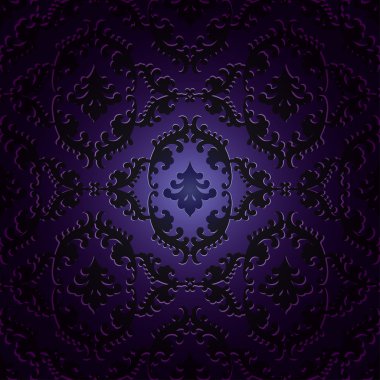 Retro dekoratif vektör seamless modeli. Sonsuz doku duvar kağıdı için kullanılabilir. EPS