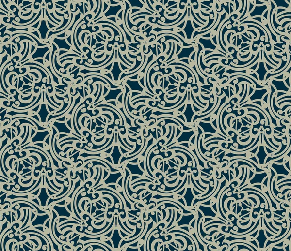 Retro dekorative Vektor nahtlose Muster. endlose Textur kann für Tapeten verwendet werden. eps — Stockvektor