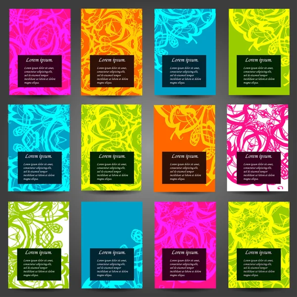 Set con mandalas redondas ornamentales. Elemento de círculo geométrico. Perfecto para cualquier otro tipo de diseño, cumpleaños y diferentes vacaciones, caleidoscopio, medallón, yoga, india, árabe — Vector de stock