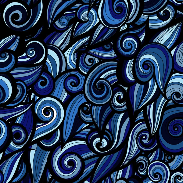 Curl padrão abstrato com ondas multicoloridas. Ilustração vetorial. EPS — Vetor de Stock