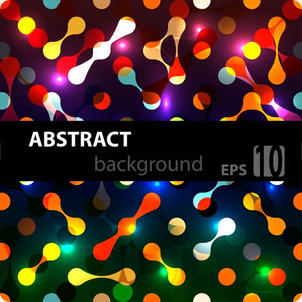 Abstrakt disco glödande bakgrund. Vektorillustration — Stock vektor