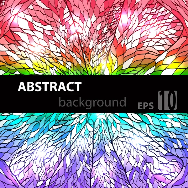 Abstraktes Disco-Leuchtmuster auf Hintergrund. Vektorillustration — Stockvektor
