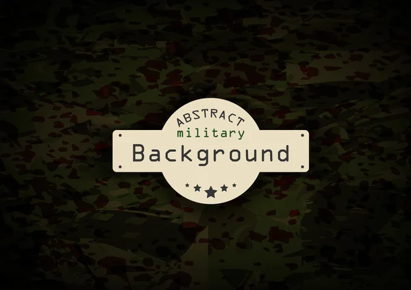 Kamouflage militär bakgrund. Vektor illustration, — Stock vektor