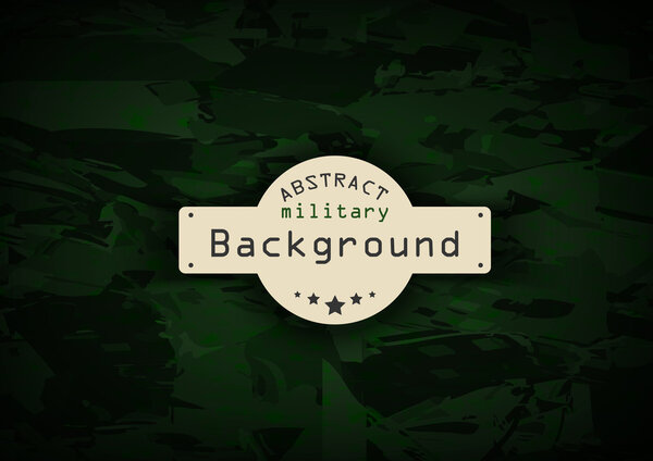Camouflage military pattern background. Vector illustration,