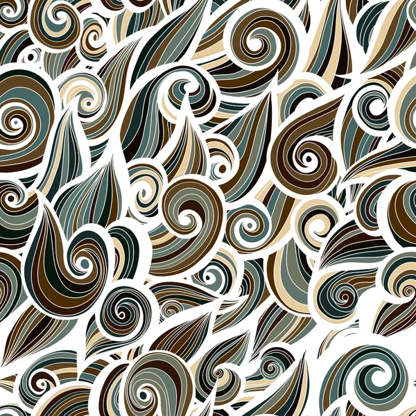 Camouflage militärischen Curlypattern Hintergrund. Vektorillustration, Eps10 — Stockvektor